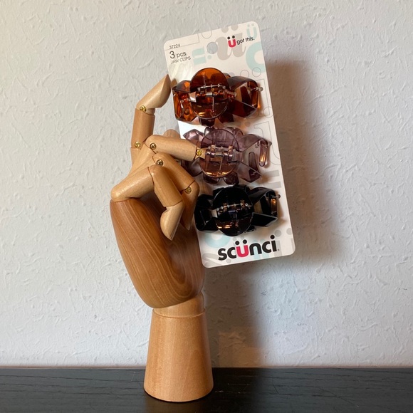 scunci Accessories - NEW! Scunci Effortless Beauty Jaw Hair Clips 3